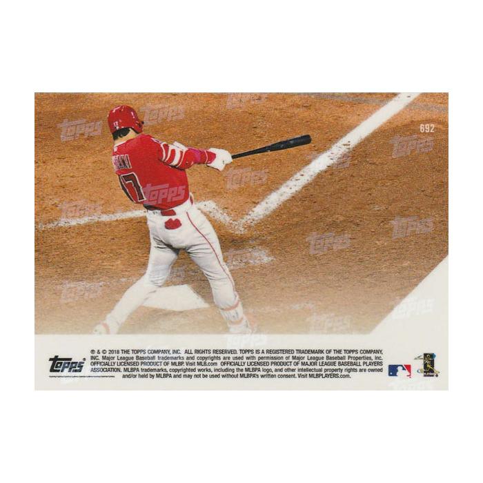 大谷翔平 #692 Topps Now Card 右肘の手術が推薦される中、今季1試合に