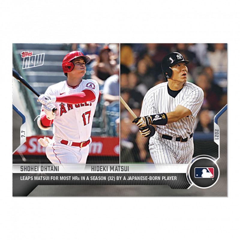 大谷翔平&松井秀喜 #475 MLB日本人最多シーズンホームラン記念カード 