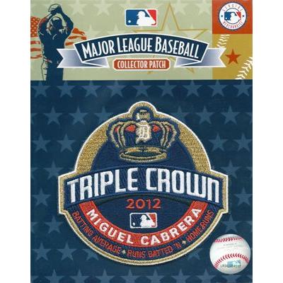 MLB 2012 ミゲル・カブレラ 三冠王記念ロゴパッチ / Miguel Cabrera 