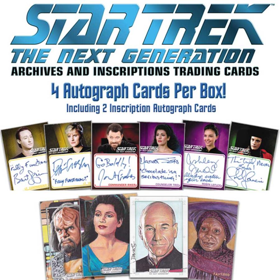 スタートレック 2022 Rittenhouse Star Trek The Next Generation ： Archives and Inscriptions Trading Cards ボックス（Box）8/5入荷！｜cardfanatic｜02