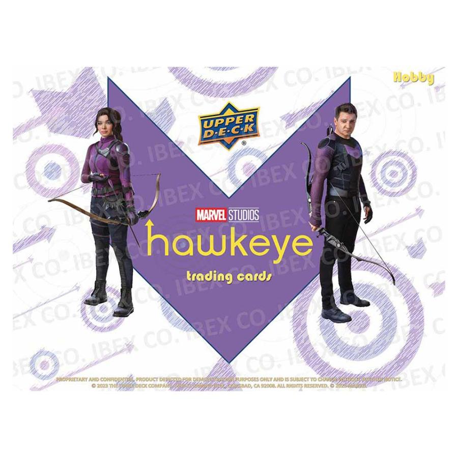 MCUテレビドラマシリーズ 『ホークアイ』 / 2023 Upper Deck Marvel Studios Hawkeye Trading Cards ボックス (Box) 11/2発売｜cardfanatic｜02