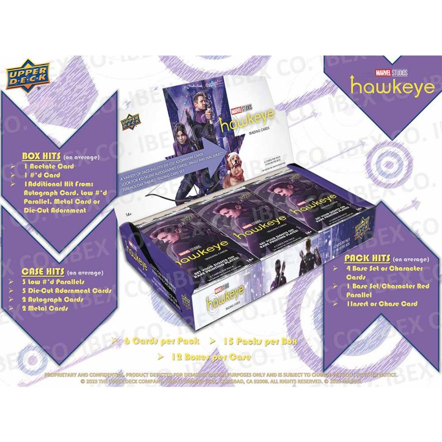 MCUテレビドラマシリーズ 『ホークアイ』 / 2023 Upper Deck Marvel Studios Hawkeye Trading Cards ボックス (Box) 11/2発売｜cardfanatic｜06