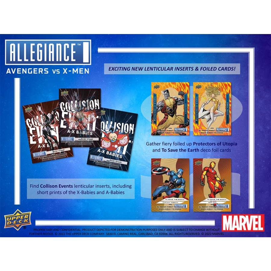 2023 Upper Deck Marvel Allegiance Avengers vs X-Men Trading 2023 Upper Deck Marvel Allegiance Avengers vs X-Men Trading