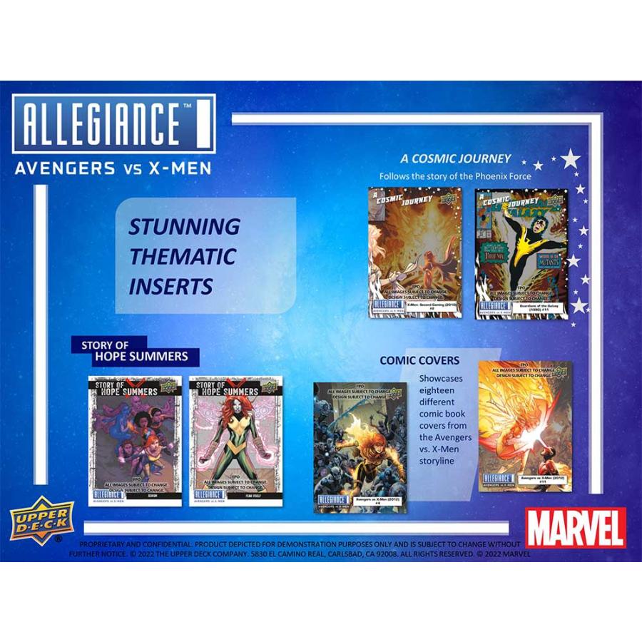 2023 Upper Deck Marvel Allegiance Avengers vs X-Men Trading 2023 Upper Deck Marvel Allegiance Avengers vs X-Men Trading