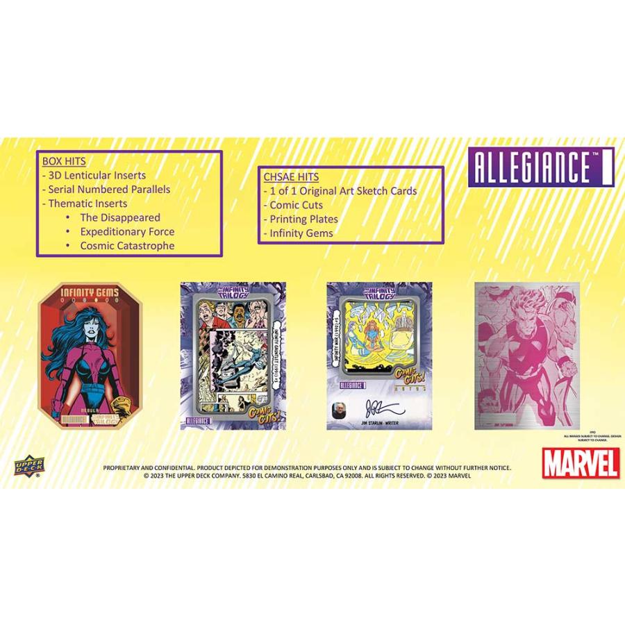 マーベル 2023 Upper Deck Marvel Allegiance The Infinity Trilogy