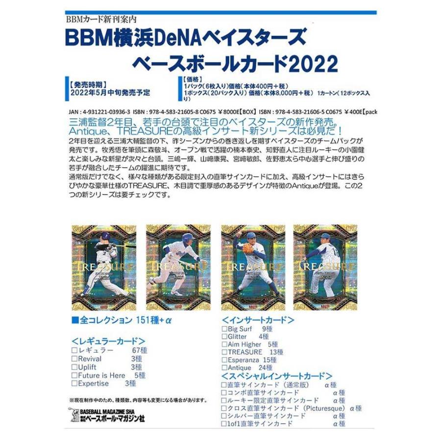 m 横浜denaベイスターズ ベースボールカード 22 ボックス Box 送料無料 5 28入荷 Jbb22 212 カードファナティック 通販 Yahoo ショッピング