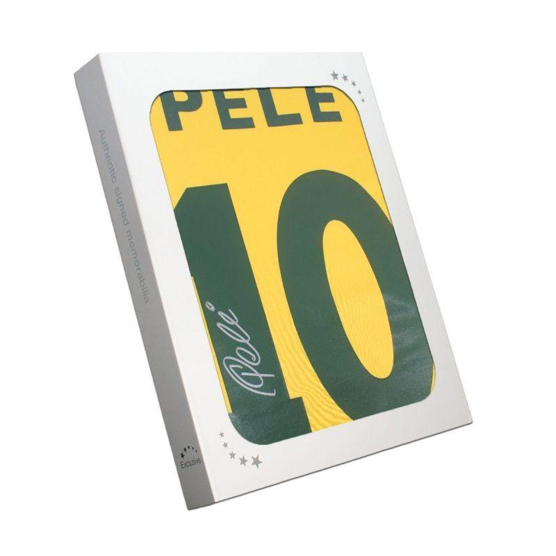 ペレ 直筆サイン入りユニフォーム 1970 ブラジル代表 ホーム バックサイン ホワイトギフトボックス入り Pele Back Signed Brazil Shirt In Gift Box Mem Sce Pel01 カードファナティック 通販 Yahoo ショッピング