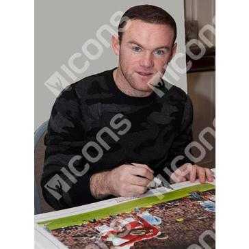 即納 大特価 マンチェスターuのルーニー選手の直筆サイン入りフォト ウェイン ルーニー Rooney Wayne Kick Overhead Photo United Manchester Signed オーバーヘッドキック 直筆サイン入りフォト サッカー フットサル Www Kameman Co Jp