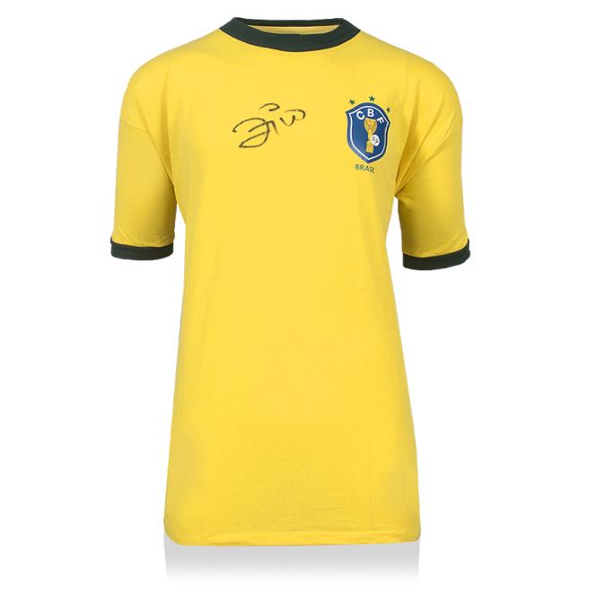 ジーコ 直筆サイン入りユニフォーム 19 ブラジル代表 ホーム フロントサイン Zico Front Signed Brazil 19 Home Shirt Mem Sci Zic01 カードファナティック 通販 Yahoo ショッピング