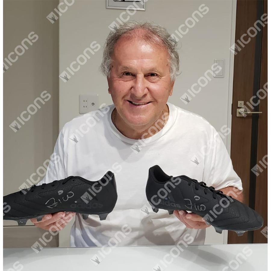ジーコ 直筆サイン入りスパイク (Zico Signed Black Adidas ジーコ 直筆サイン入りスパイク (Zico Signed Black Adidas