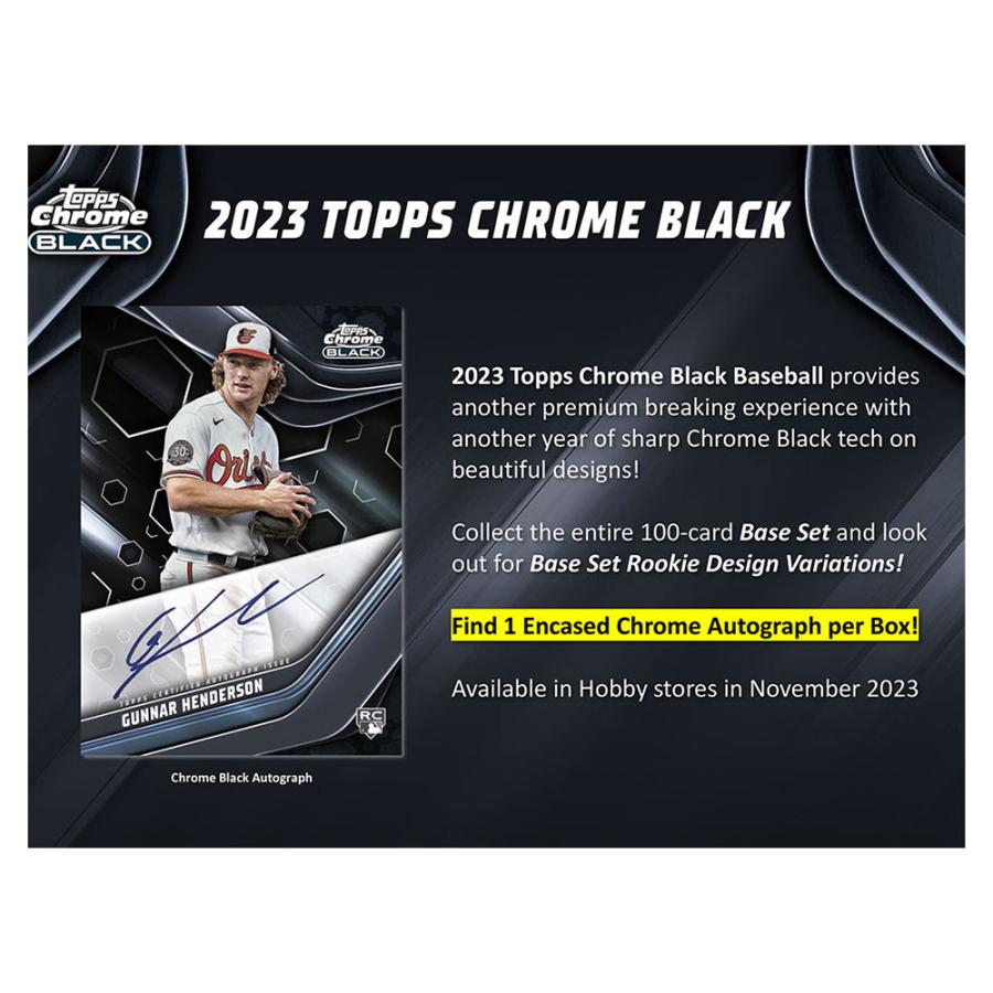 MLB 2023 Topps Chrome Black Baseball Box 12/15入荷！｜cardfanatic｜02