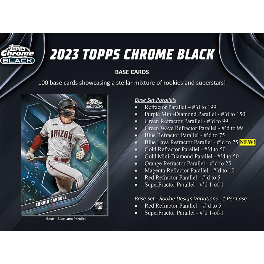 MLB 2023 Topps Chrome Black Baseball Box 12/15入荷！｜cardfanatic｜03