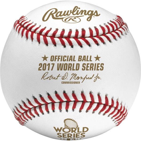 Rawlings社製 MLB 2017 ワールドシリーズ公式球 紙箱入り