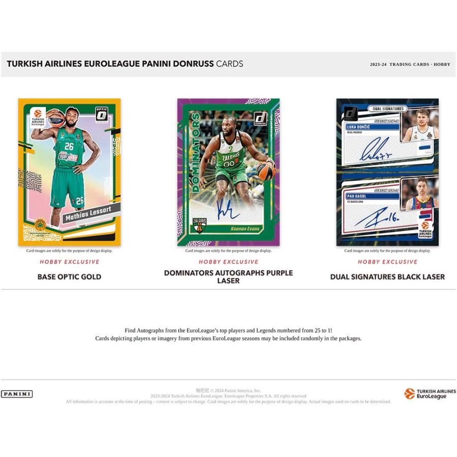 バスケユーロリーグ 2023-24 Panini Donruss Turkish Airlines 