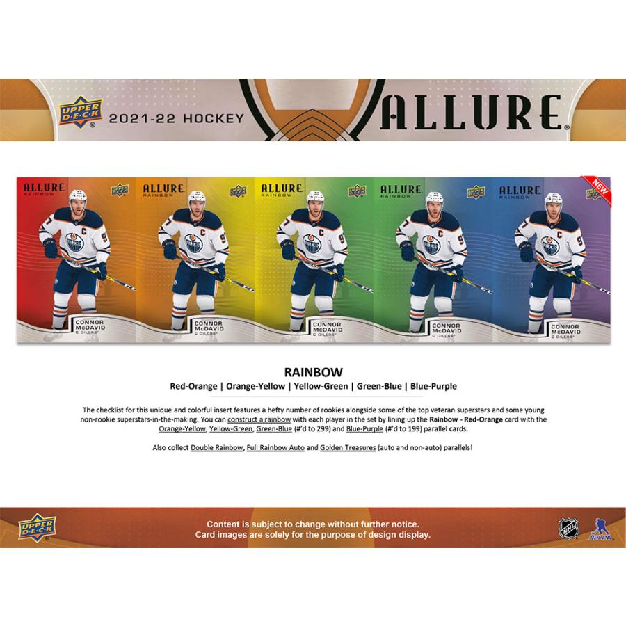 NHL 2021-22 Upper Deck Allure Hockey Box 3/30入荷！｜cardfanatic｜04