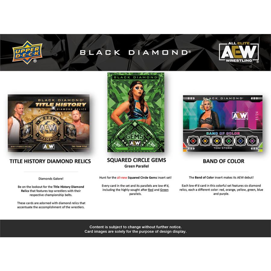 プロレスカード AEW 2024 Upper Deck All Elite Wrestling Black Diamond Trading Cards ボックス (Box)_3