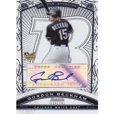 Mlbカード ゴードン ベッカム 09 Bowman Sterling Rookie Autographs Gordon Beckham Sbb09s 081 カードファナティック 通販 Yahoo ショッピング