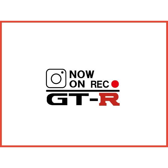 GT-R　スカイライン　ドライブレコーダー ステッカー　ドラレコ　シール　セキュリティ | 