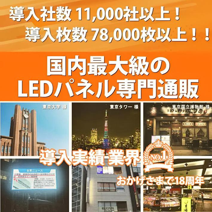 LEDライトパネル LED看板 A0サイズ ADアルミフレーム 1年保証付きの画像