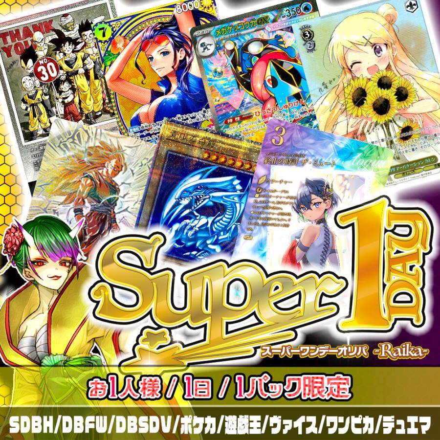 限定枠追加！】Super1DAYオリパ -Raika- : カードショップCHAPACITY