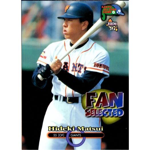 BBM1997 オールスターセット レギュラーカード No.A40 松井秀喜 : かー
