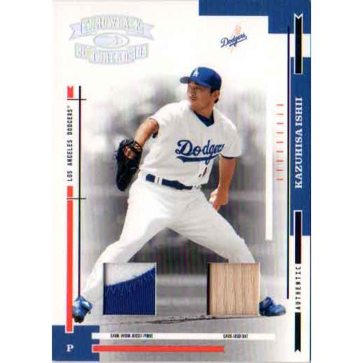 石井一久 2004 Donruss Throwback Threads Patch & Bat Card /25 Kaz 