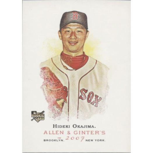 岡島秀樹 2007 Topps ALLEN & GINTER'S Rookie Card Hideki Okajima｜cardya2