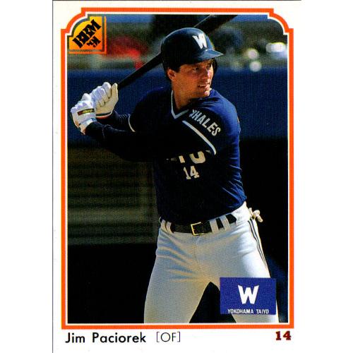 BBM91 207 大洋 パチョレック BBM1991 ベースボールカード