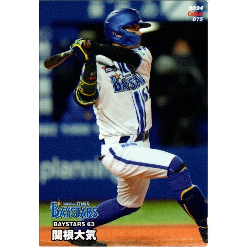 カルビー2024 プロ野球チップス レギュラーカード No.75 関根 カルビー2024 プロ野球チップス レギュラーカード No.75 関根