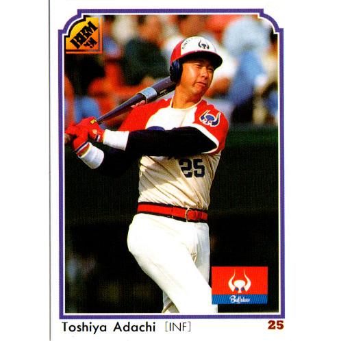 BBM1991 ベースボールカード レギュラーカード No.33 安達俊也 : かー