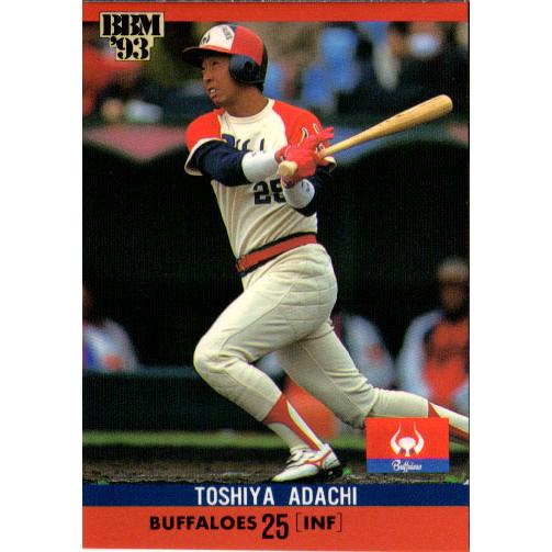 BBM1993 ベースボールカード レギュラーカード No.54 安達俊也 : かー