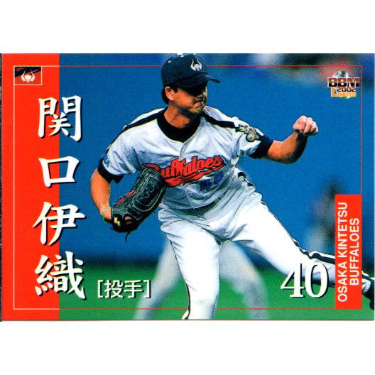 BBM2002 大阪近鉄バファローズ レギュラーカード No.24 関口伊織