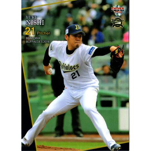 BBM2018 オリックスバファローズ レギュラーカード No.Bs11 西勇輝