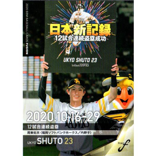 BBM2020 ベースボールカード FUSION レギュラーカード No.93 周東佑京