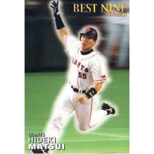 カルビー2001 プロ野球チップス 第一弾 ベストナインカード No.B-12