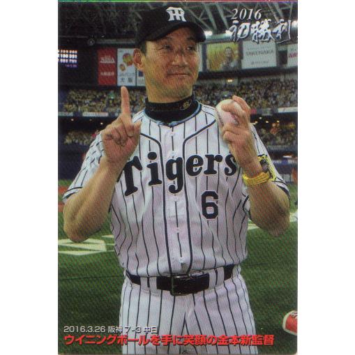 カルビー2016 プロ野球チップス 第二弾 初勝利ード No.FW-09 金