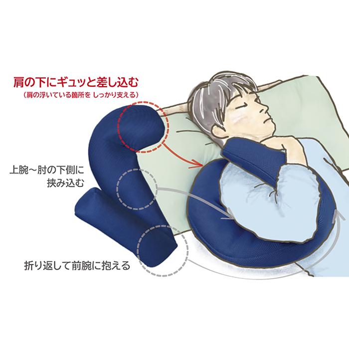 【リリーフピロー】ASK-101 腕・脇拘縮用 日本エンゼル 腕や肩を支えるビーズクッションの画像