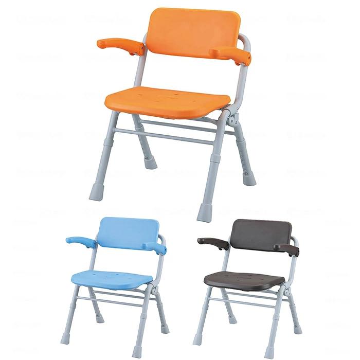 シャワーチェア 介護 ユクリアAir ミドルSPワンタッチ オレンジ PN