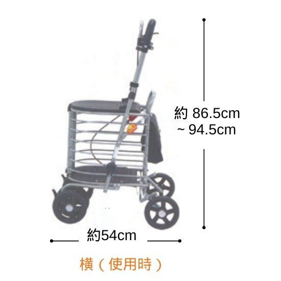 シルバーカー 手押し車 高齢者 歩行器 座れる コンパクト ショッピング