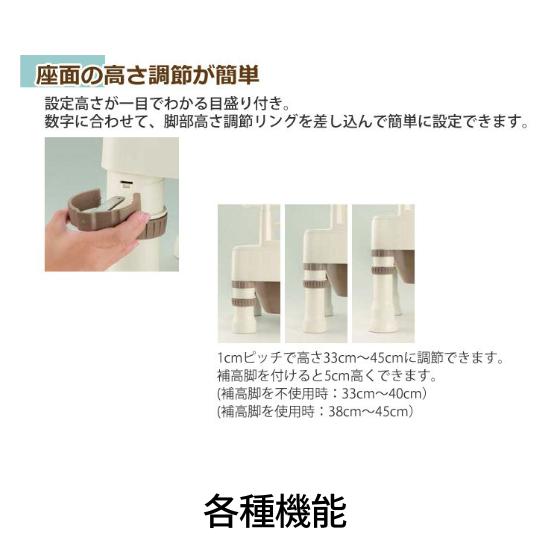 きらく ポータブルトイレ 介護用トイレ 介護トイレ 簡易トイレ 座面