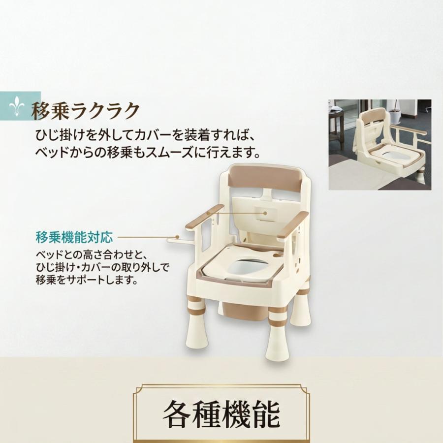 きらく ポータブルトイレ 介護用トイレ 介護トイレ 置き型トイレ 簡易