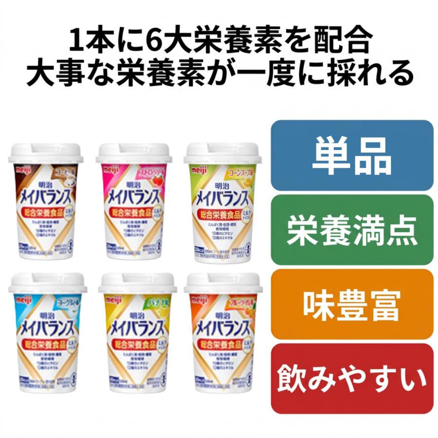 メイバランス 介護食品・ドリンク 明治（meiji） メイバランス 栄養補助食品 栄養ドリンク 栄養食 メイ