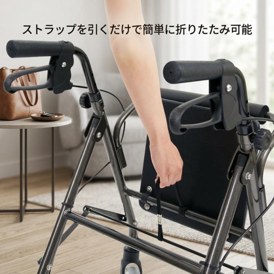 竹虎 歩行器 シルバーカー 座れる 高齢者 介護用品 介護歩行器
