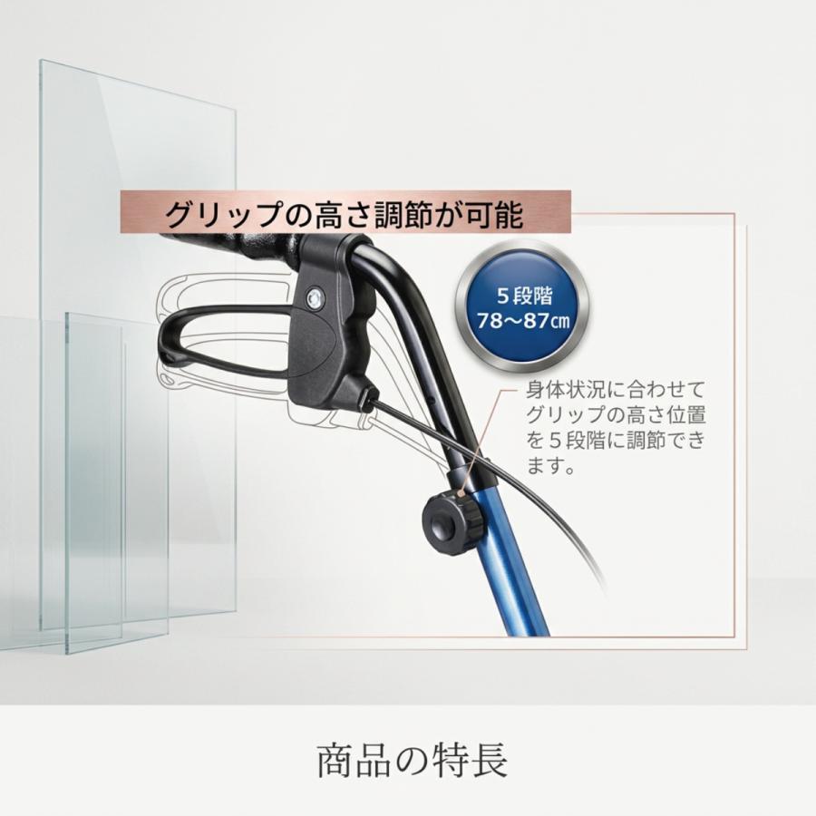 竹虎 歩行器 シルバーカー 座れる 収納 手押し車 シルバーカーに見え