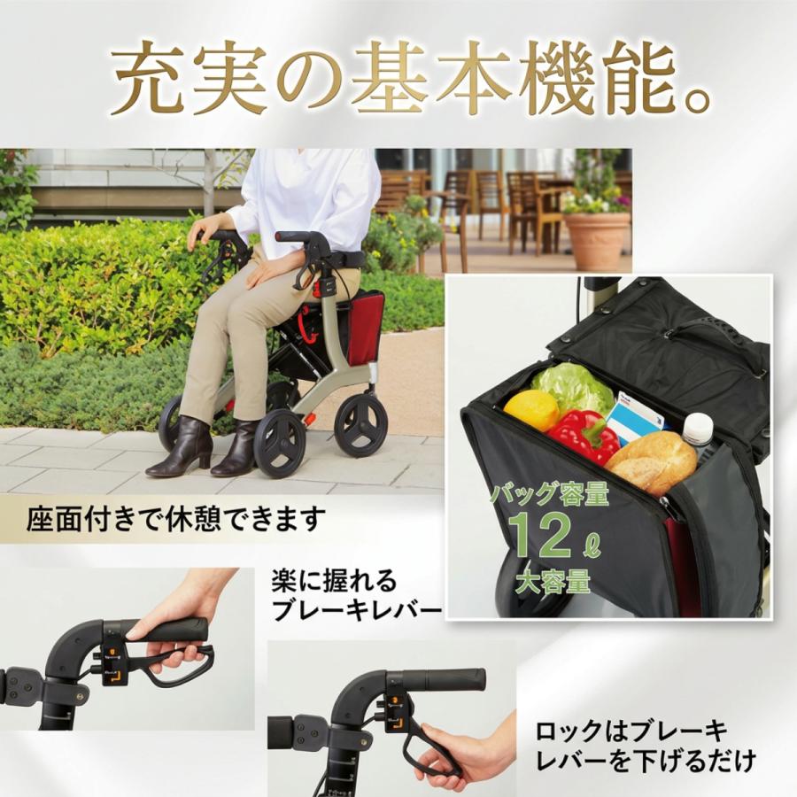 アロン化成 歩行器 シルバーカー 座れる 収納 高齢者 介護用品 介護