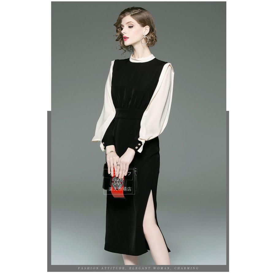 即納特典付き 大人ドレス 女らしいワンピース 結婚式 ワンピース パーティードレス ロングワンピースミモレワンピース タイト 長袖ワンピ 結婚式ドレス 通勤ol 着痩せ プライスダウン30 Off Gestion Etechnologies Shop