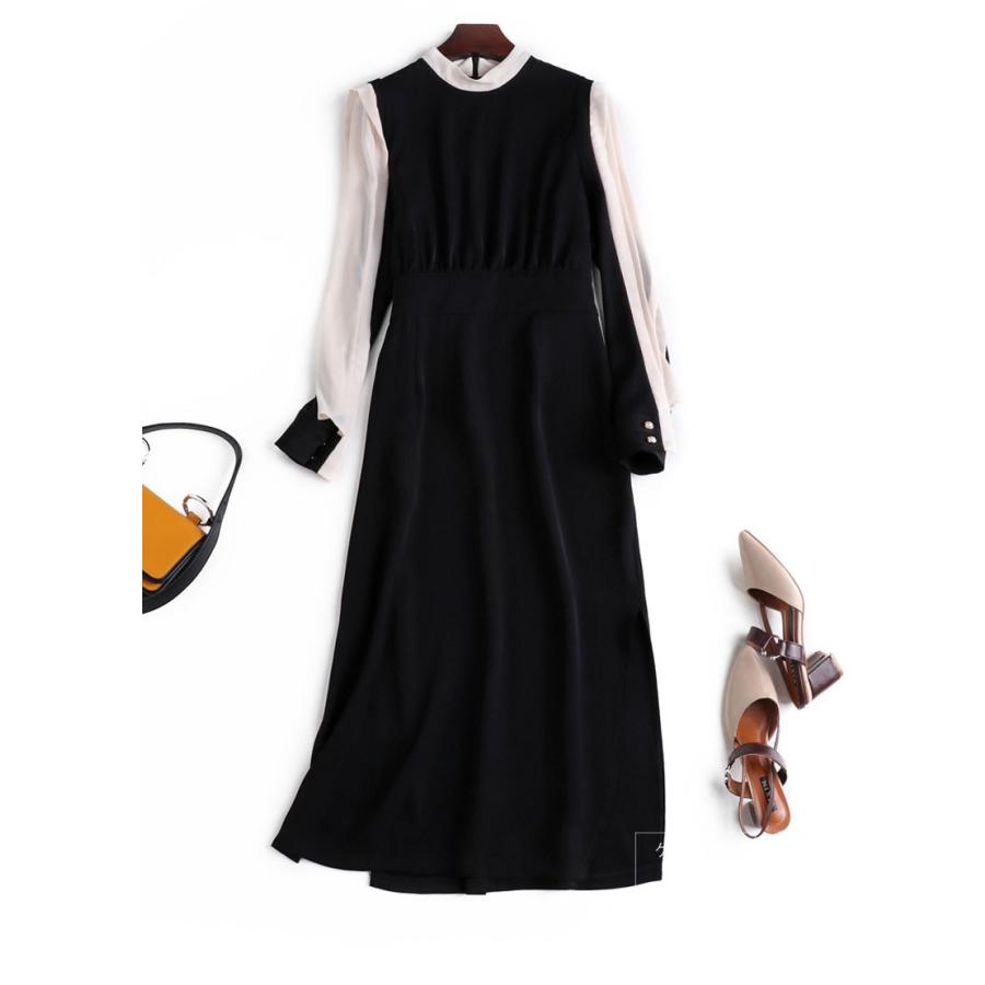 即納特典付き 大人ドレス 女らしいワンピース 結婚式 ワンピース パーティードレス ロングワンピースミモレワンピース タイト 長袖ワンピ 結婚式ドレス 通勤ol 着痩せ プライスダウン30 Off Gestion Etechnologies Shop