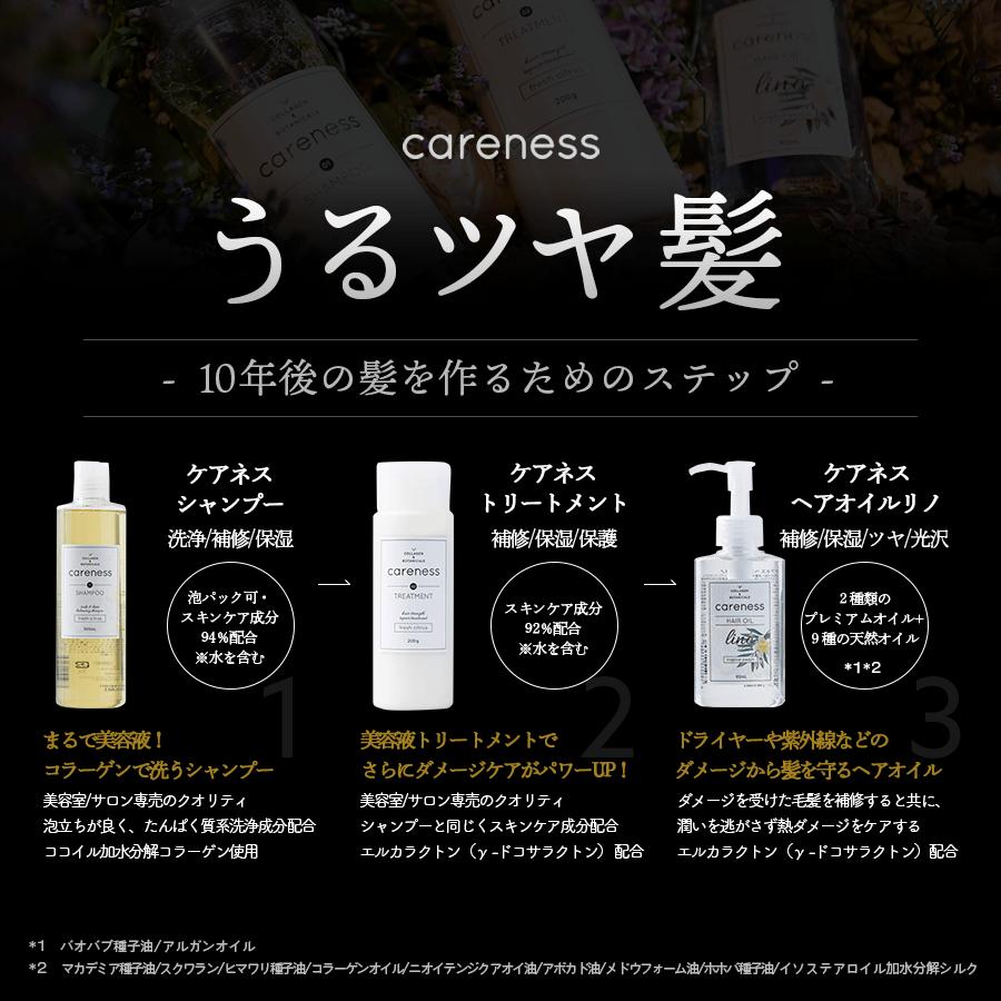 公式 ケアネス 美容室専売 ダメージケア トリートメント ヘアオイル