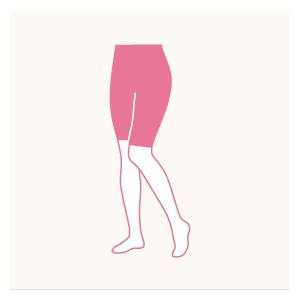 メディカルサポート　Prima(プリマ)　ガードル　(丸編み)ハードタイプ　L00-GDL