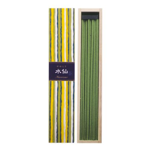 240円 高級な かゆらぎ 水仙 香立付 40本入 日本香堂 すいせん グリーンフローラル インセンス Incense アロマ プレゼント メール便